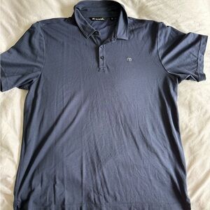Travis Mathew Blue Polo Shirt